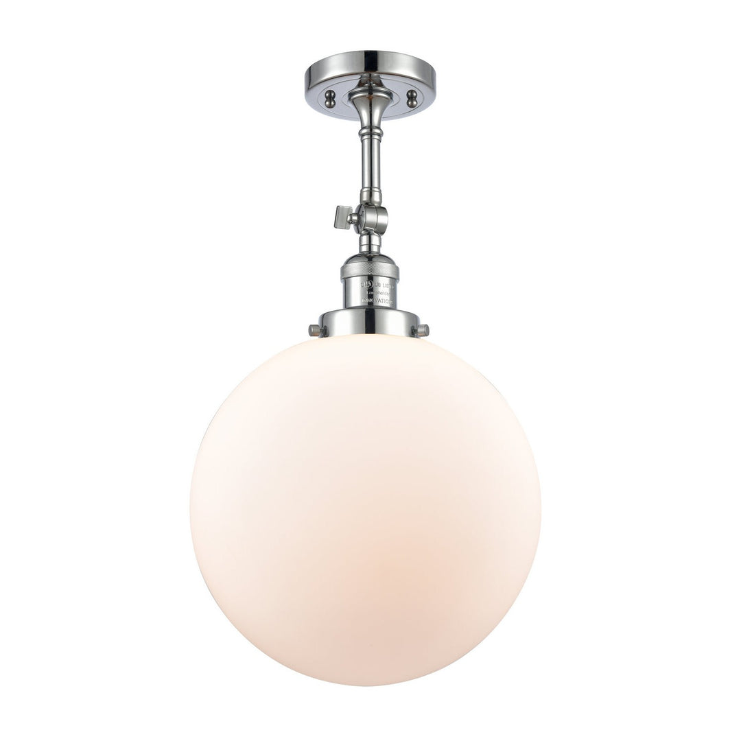 Innovations Franklin Restoration 201F-PC-G201-12 Ceiling Light - Polished Chrome