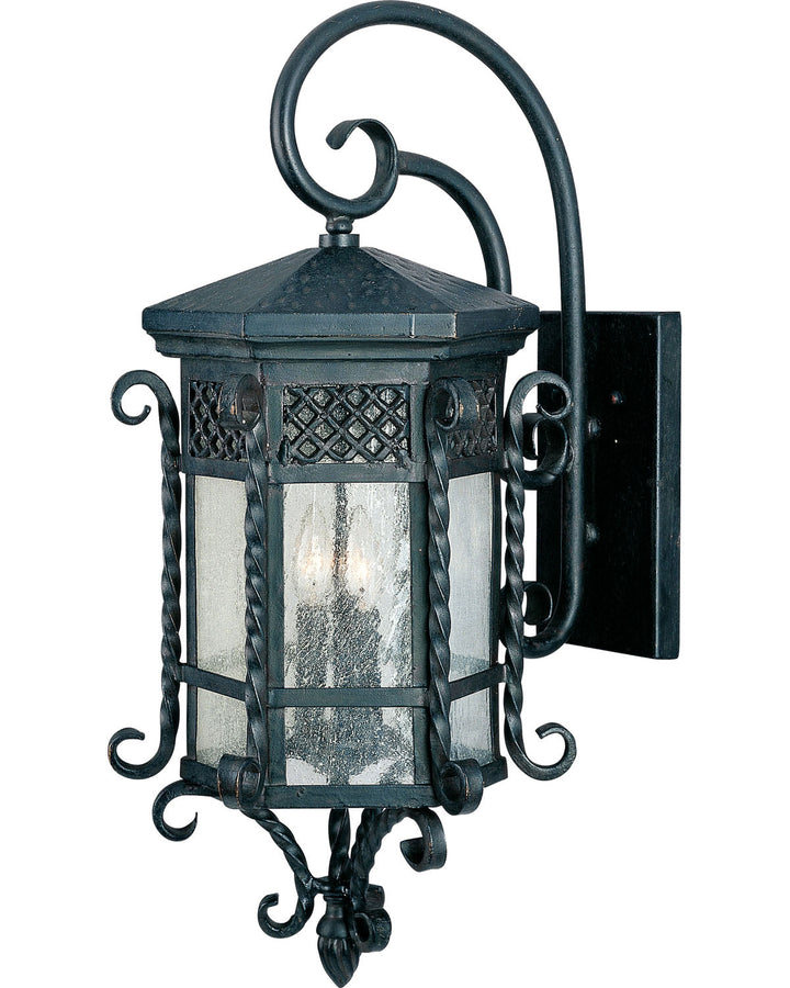 Maxim Lighting 30125CDCF Scottsdale Three Light Outdoor Wall Lantern Outdoor Bronze / Dark