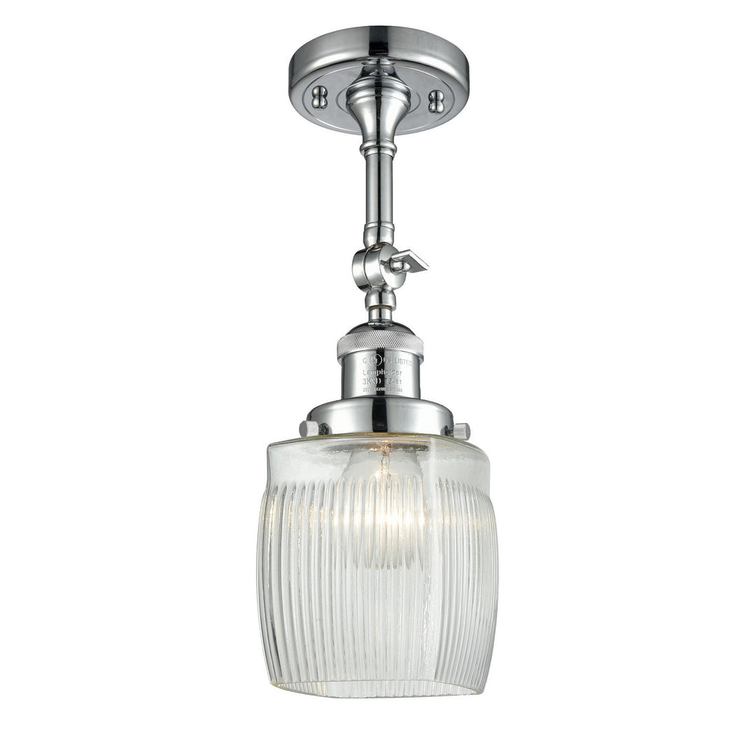 Innovations Franklin Restoration 201F-PC-G302-LED Ceiling Light - Polished Chrome