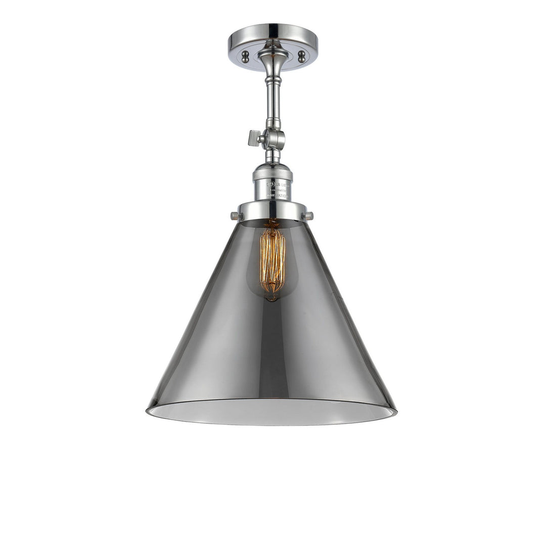 Innovations Franklin Restoration 201F-PC-G43-L-LED Ceiling Light - Polished Chrome