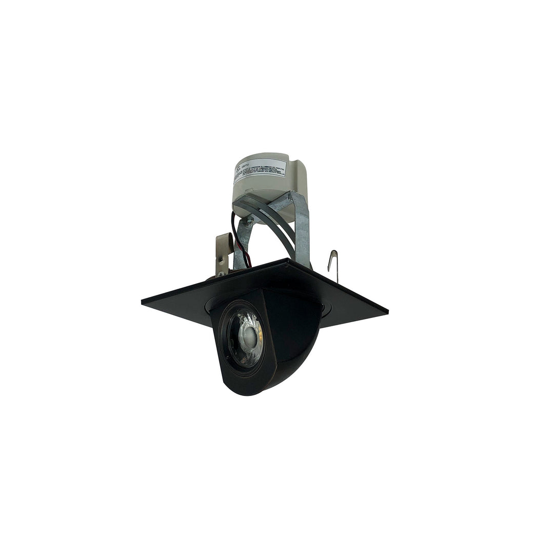Nora Lighting NLCBC-487030XB/A   Recessed Light Black