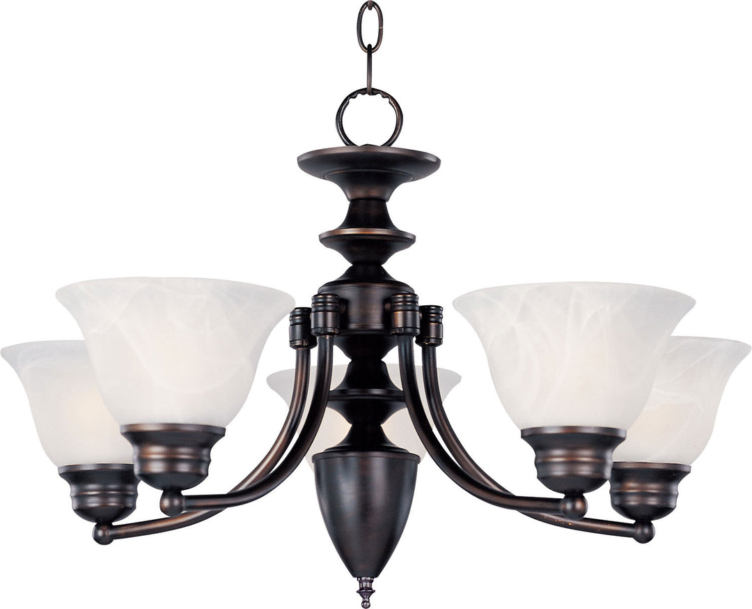 Maxim Malaga 2699MROI Chandelier Light - Oil Rubbed Bronze