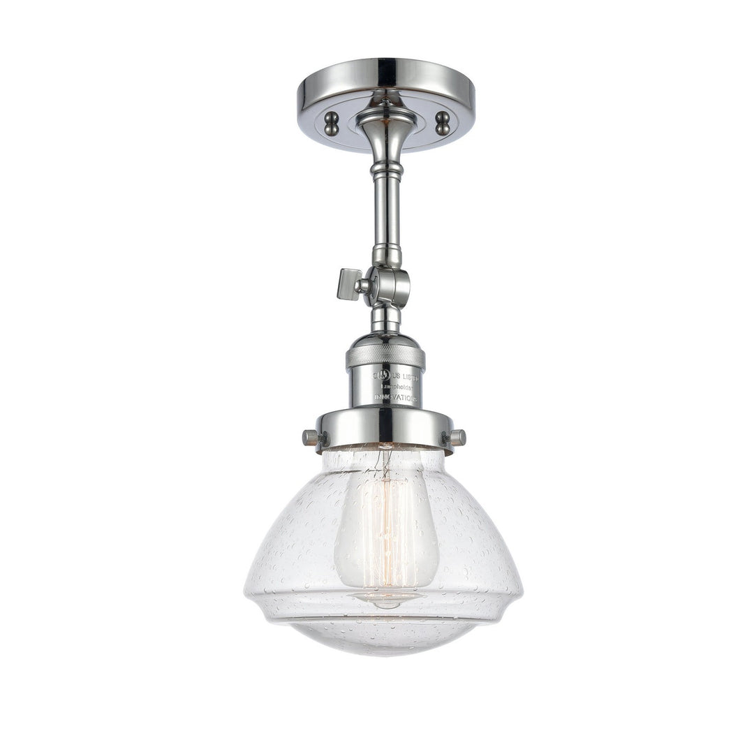 Innovations Franklin Restoration 201F-PC-G324-LED Ceiling Light - Polished Chrome