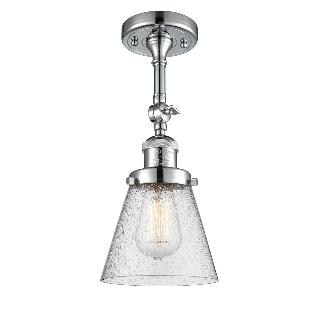 Innovations Franklin Restoration 201F-PC-G64-LED Ceiling Light - Polished Chrome