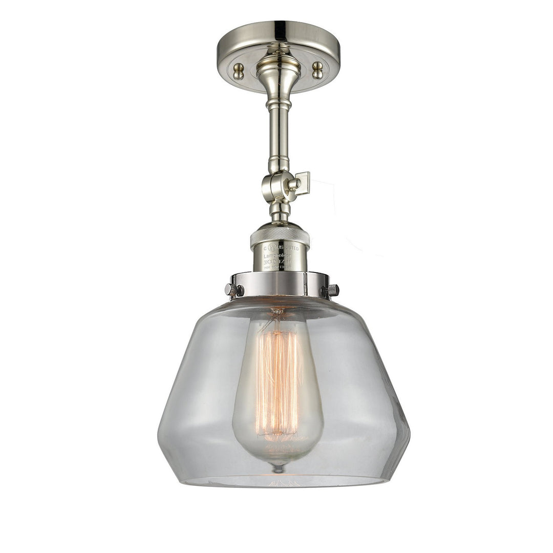Innovations Franklin Restoration 201F-PN-G172-LED Ceiling Light - Polished Nickel
