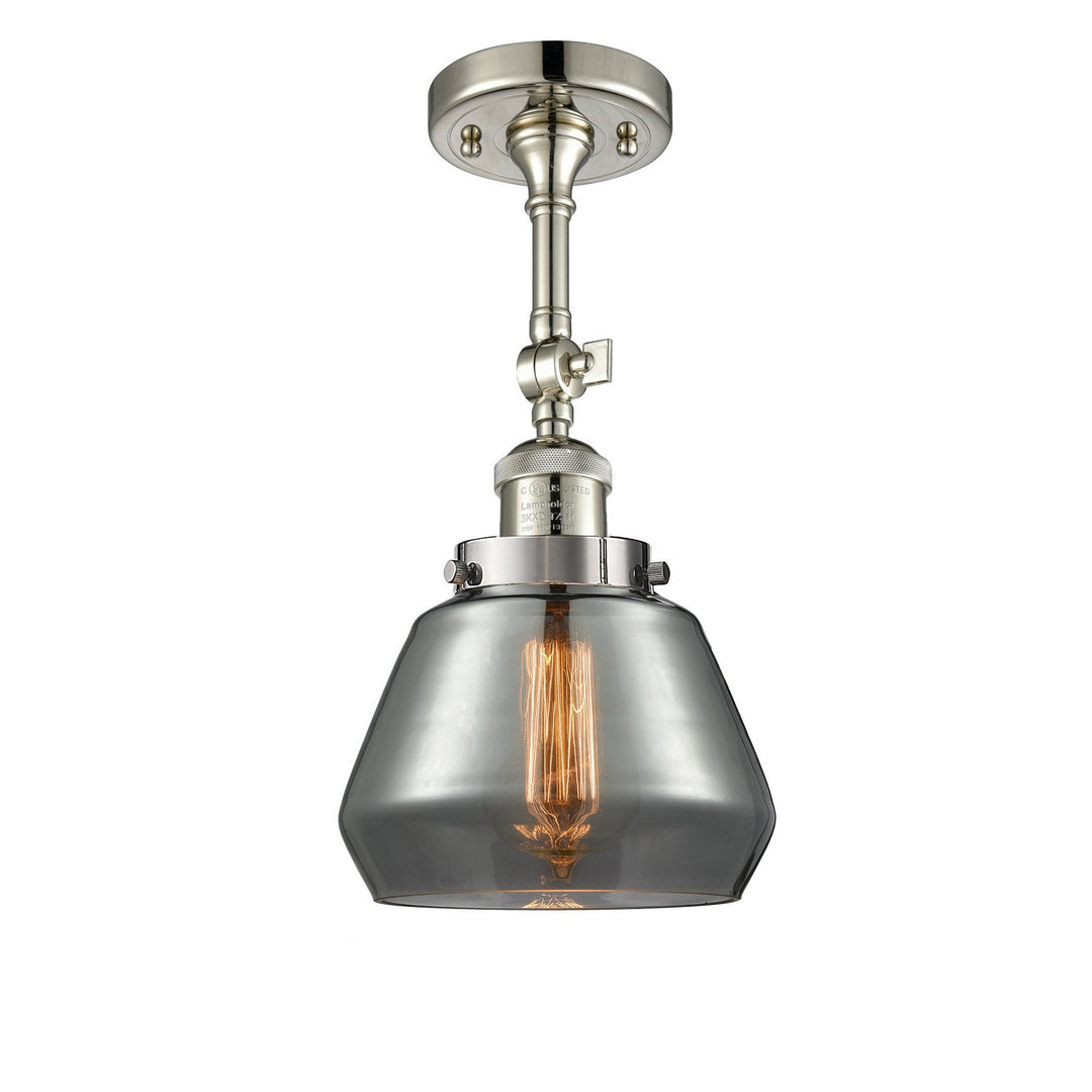Innovations Franklin Restoration 201F-PN-G173-LED Ceiling Light - Polished Nickel