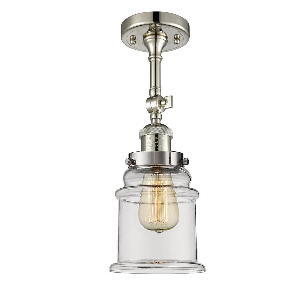 Innovations Franklin Restoration 201F-PN-G182-LED Ceiling Light - Polished Nickel