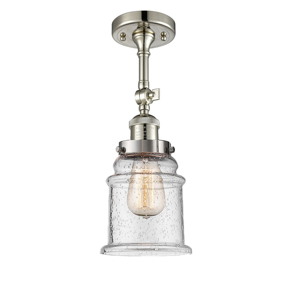 Innovations Franklin Restoration 201F-PN-G184-LED Ceiling Light - Polished Nickel