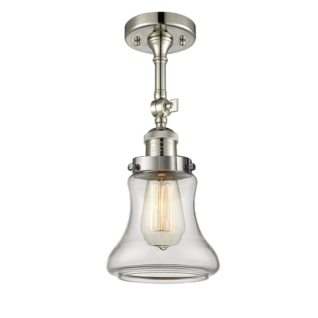 Innovations Franklin Restoration 201F-PN-G192-LED Ceiling Light - Polished Nickel