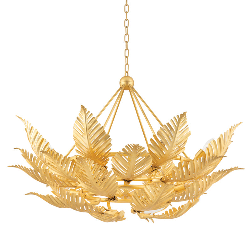 Corbett Tropicale 317-412-GL Chandelier Light - Gold Leaf