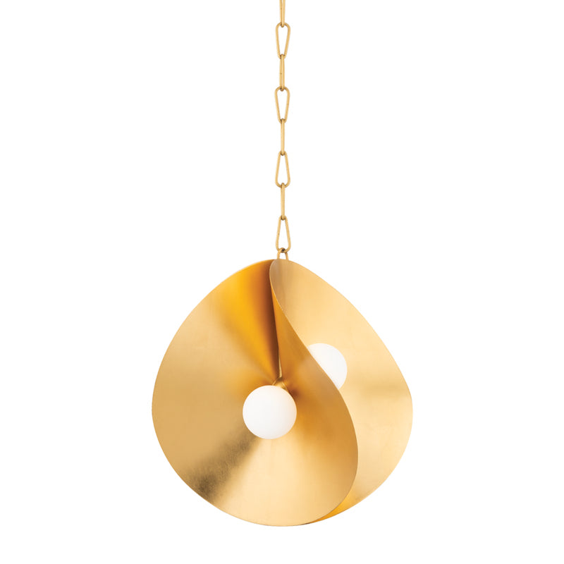 Corbett Peony 330-18-GL Pendant Light - Gold Leaf