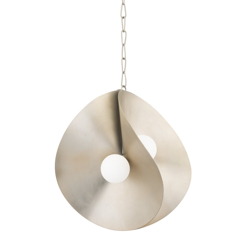 Corbett Peony 330-24-WSL Pendant Light - Warm Silver Leaf