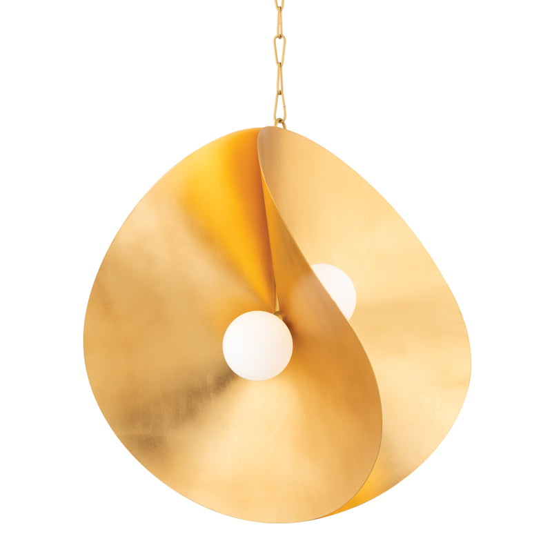 Corbett Peony 330-30-GL Pendant Light - Gold Leaf