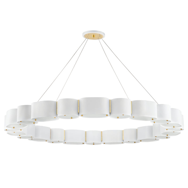 Corbett Opal 393-50-SWH/VB Chandelier Light - Soft White/Vintage Brass