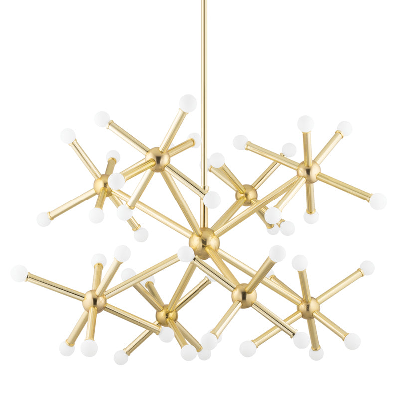 Corbett Jackstone 400-48-VPB Chandelier Light - Vintage Polished Brass