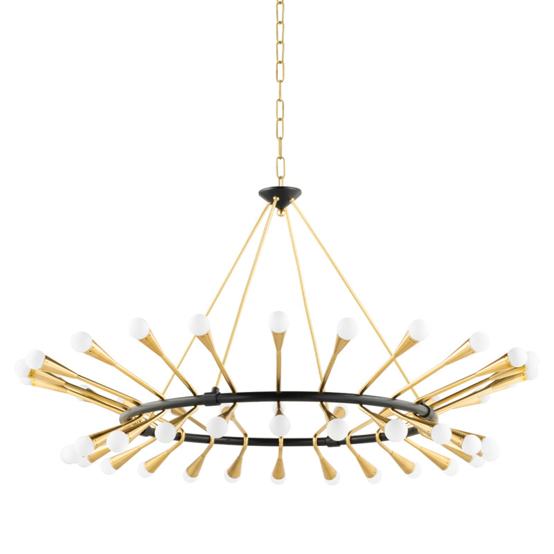 Corbett Aries 401-48-VPB/BBR Chandelier Light - Vintage Polished Brass/Deep Bronze