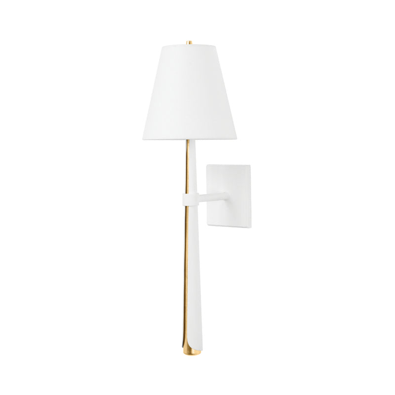 Corbett Esmeralda 405-01-VGL/GSW Wall Sconce Light - Vintage Gold Leaf/Gesso White