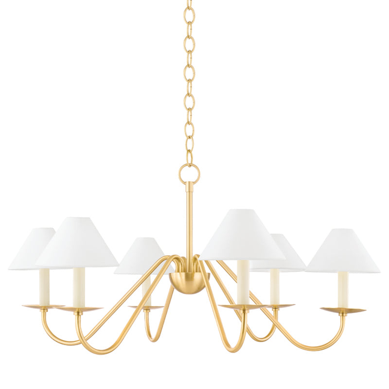 Mitzi Lenore H464806-AGB Chandelier Light - Aged Brass