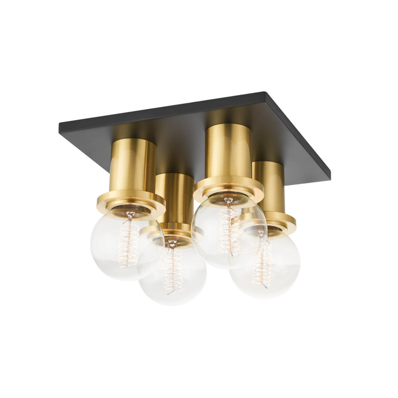 Mitzi Brandi H526504-AGB/SBK Ceiling Light - Aged Brass/Soft Black