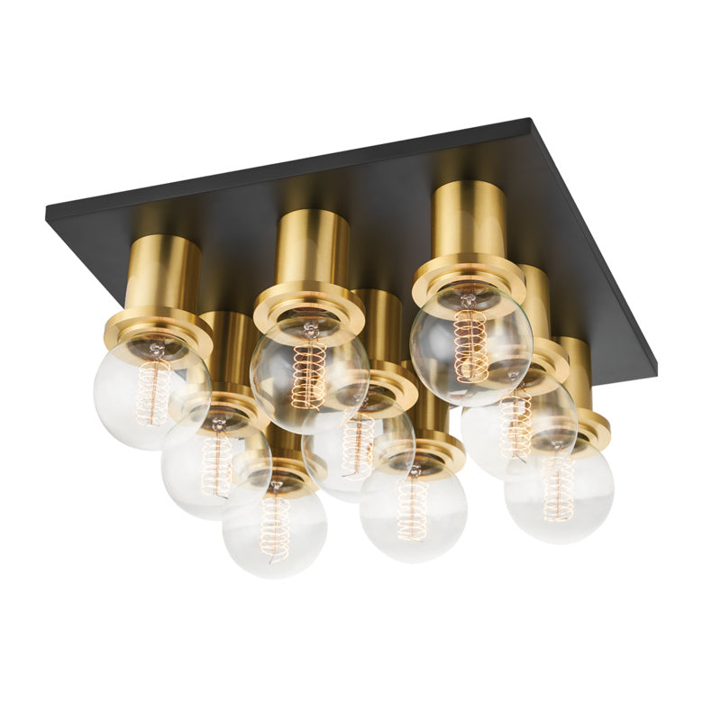 Mitzi Brandi H526509-AGB/SBK Ceiling Light - Aged Brass/Soft Black