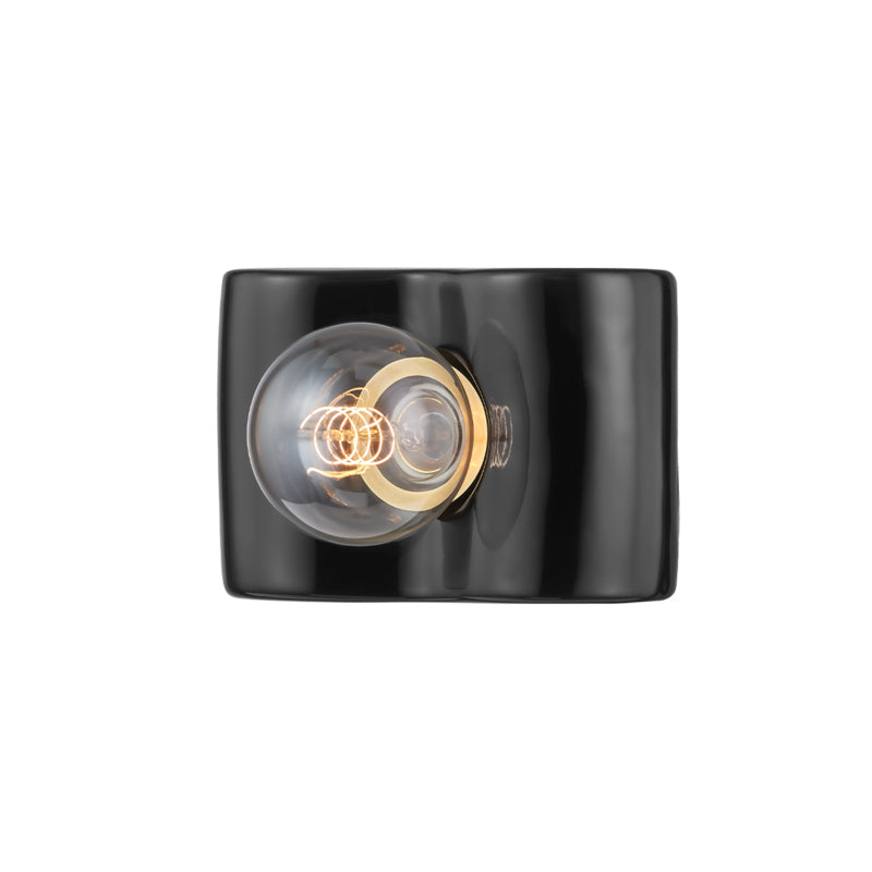 Mitzi Jillian H545301-CBK Wall Sconce Light - Ceramic Black