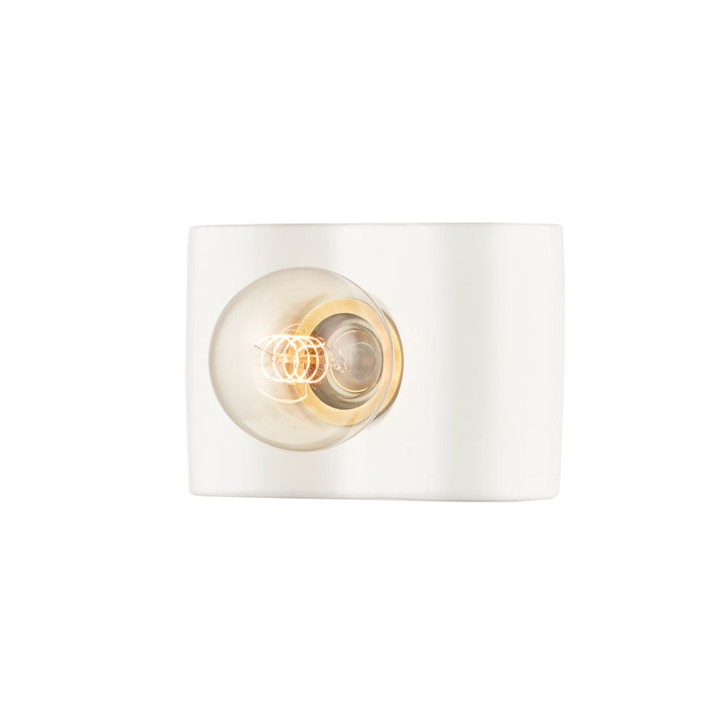 Mitzi Jillian H545301-CWH Wall Sconce Light - Ceramic White