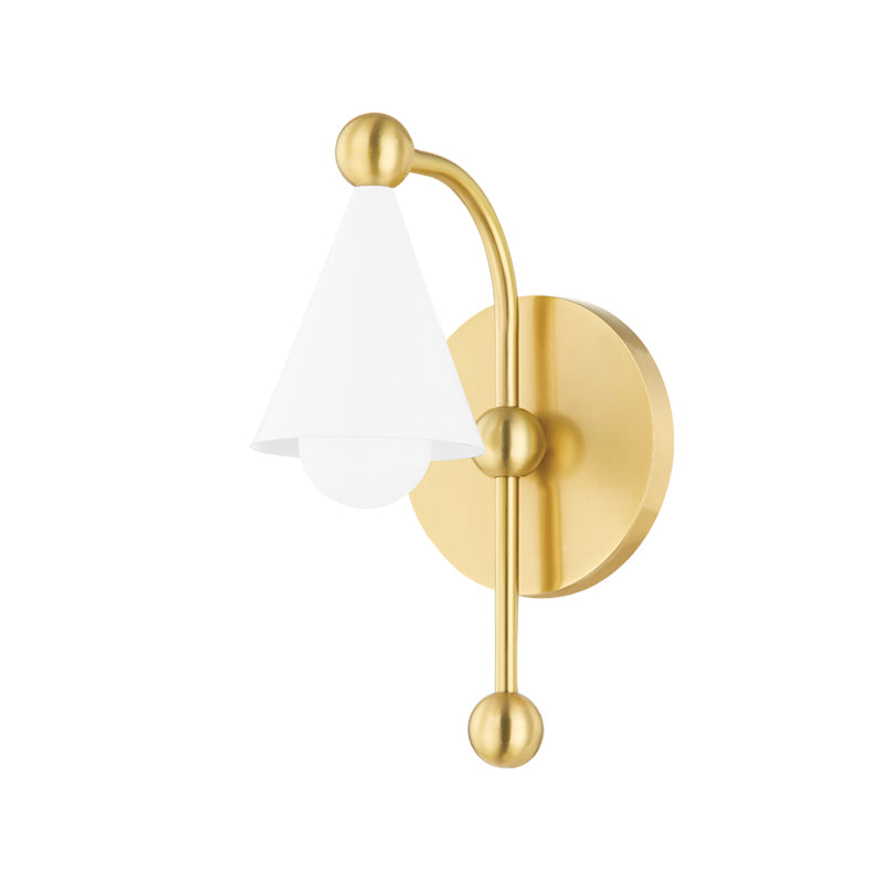 Mitzi Hikari H681101-AGB/SWH Wall Sconce Light - Aged Brass/Soft White