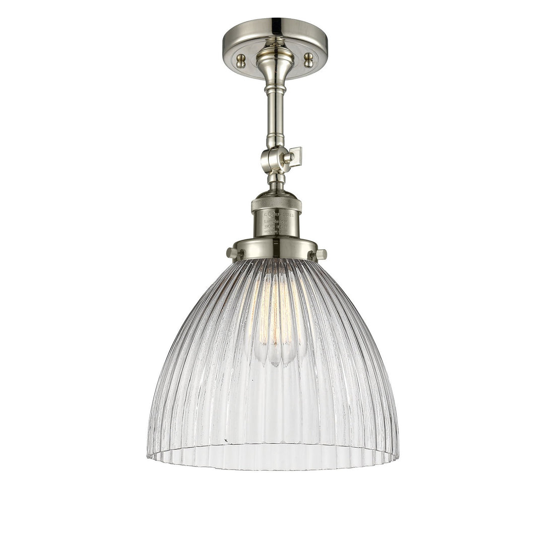 Innovations Franklin Restoration 201F-PN-G222-LED Ceiling Light - Polished Nickel
