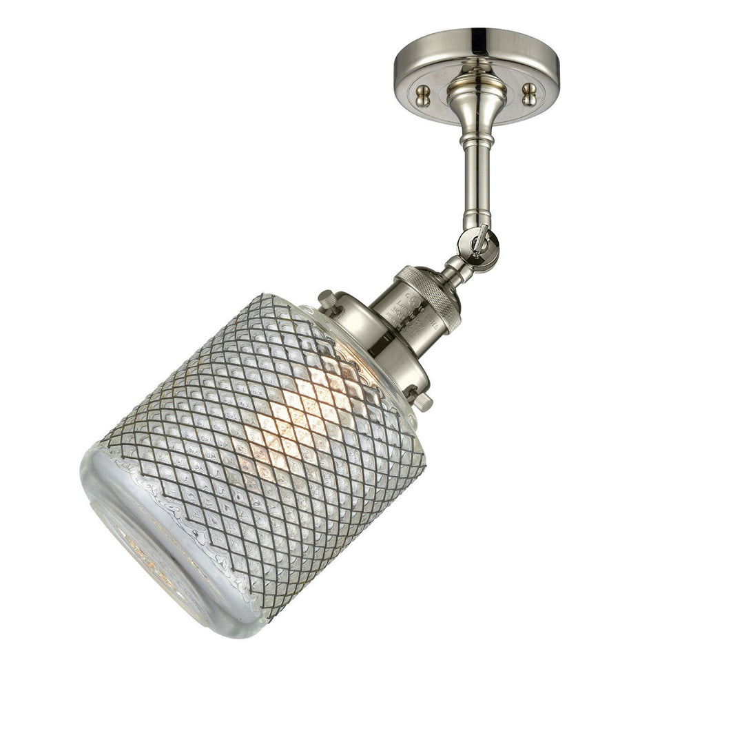 Innovations Franklin Restoration 201F-PN-G262-LED Ceiling Light - Polished Nickel