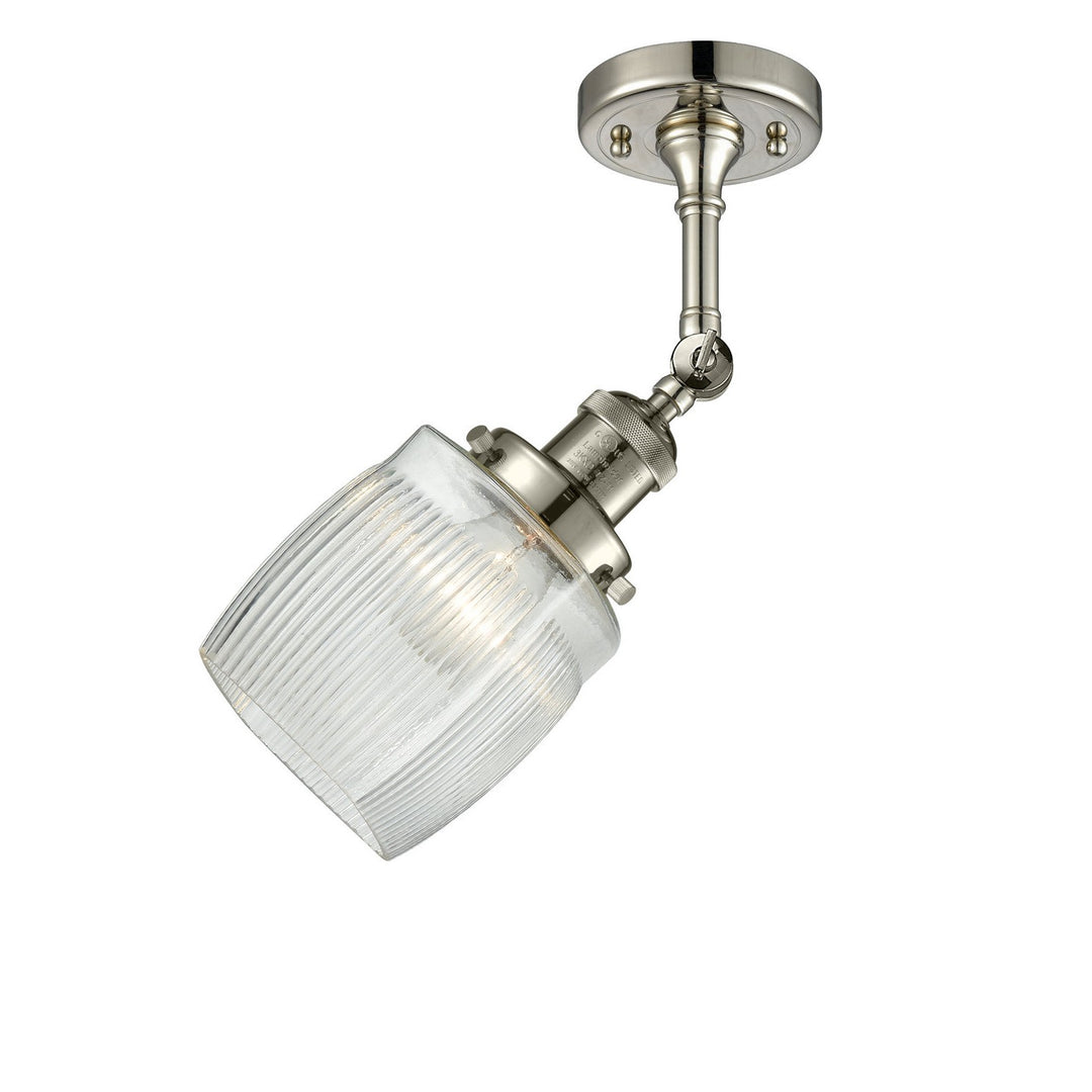 Innovations Franklin Restoration 201F-PN-G302 Ceiling Light - Polished Nickel
