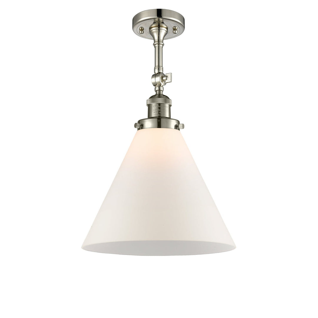 Innovations Franklin Restoration 201F-PN-G41-L-LED Ceiling Light - Polished Nickel