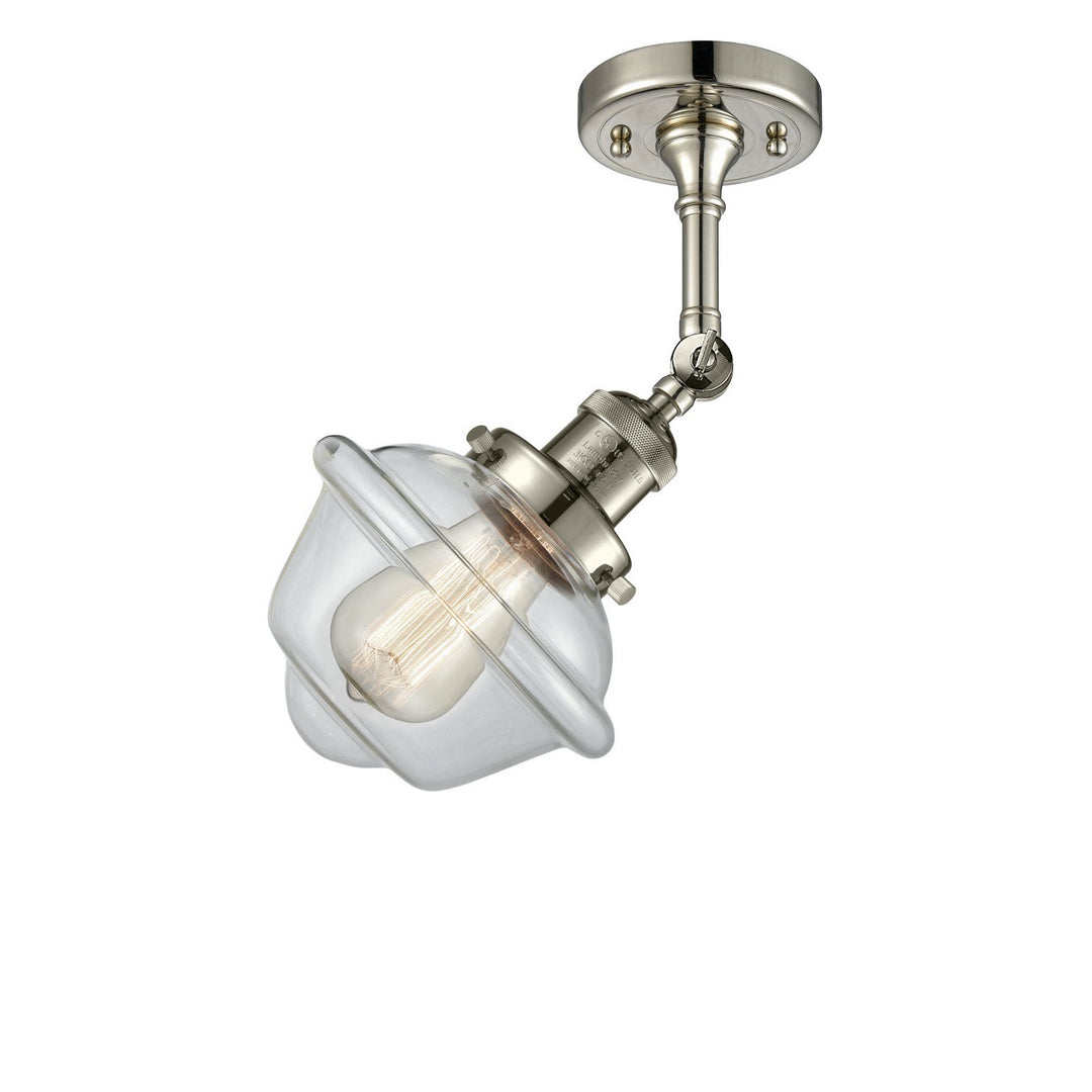 Innovations Franklin Restoration 201F-PN-G532 Ceiling Light - Polished Nickel