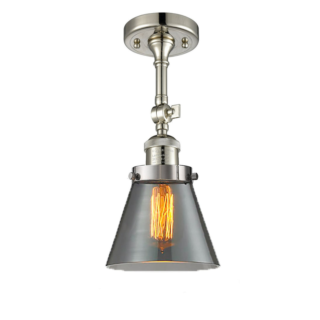 Innovations Franklin Restoration 201F-PN-G63-LED Ceiling Light - Polished Nickel