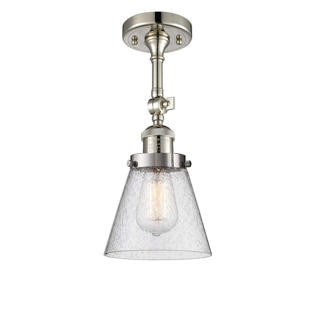 Innovations Franklin Restoration 201F-PN-G64-LED Ceiling Light - Polished Nickel