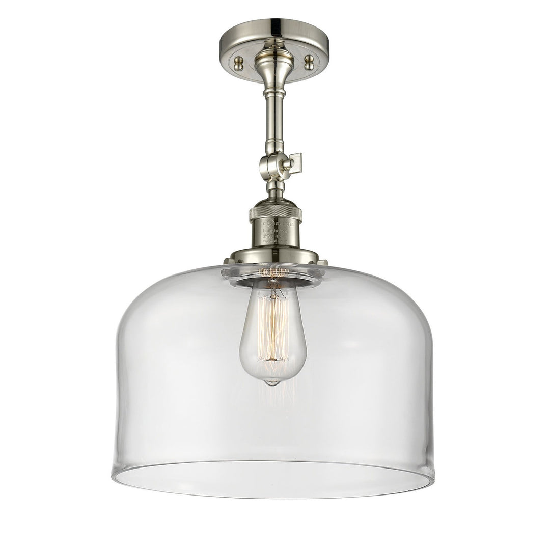 Innovations Franklin Restoration 201F-PN-G72-L-LED Ceiling Light - Polished Nickel