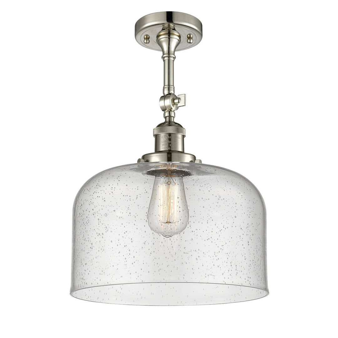Innovations Franklin Restoration 201F-PN-G74-L Ceiling Light - Polished Nickel