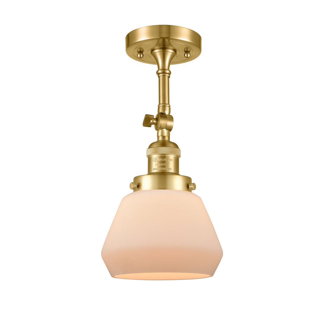 Innovations Franklin Restoration 201F-SG-G171-LED Ceiling Light - Satin Gold