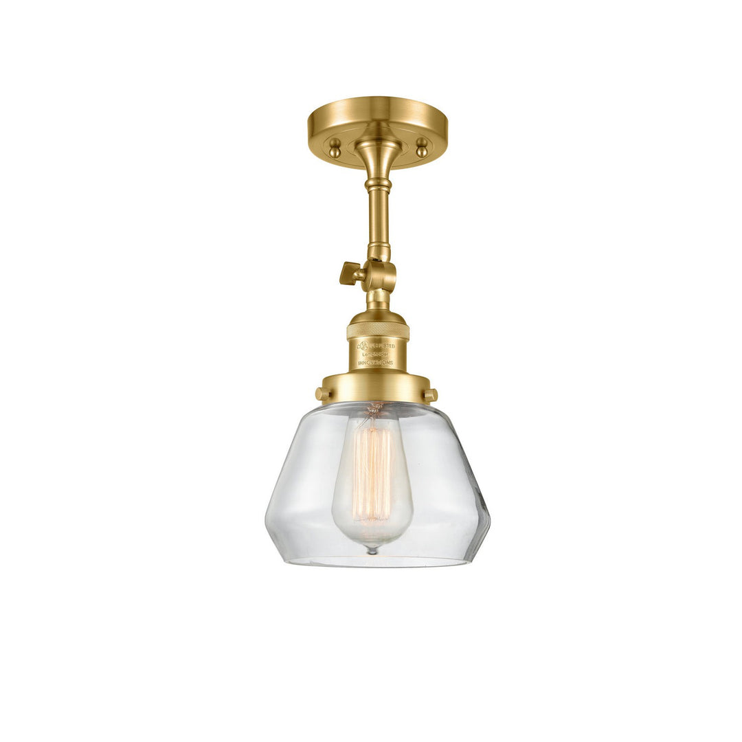 Innovations Franklin Restoration 201F-SG-G172-LED Ceiling Light - Satin Gold
