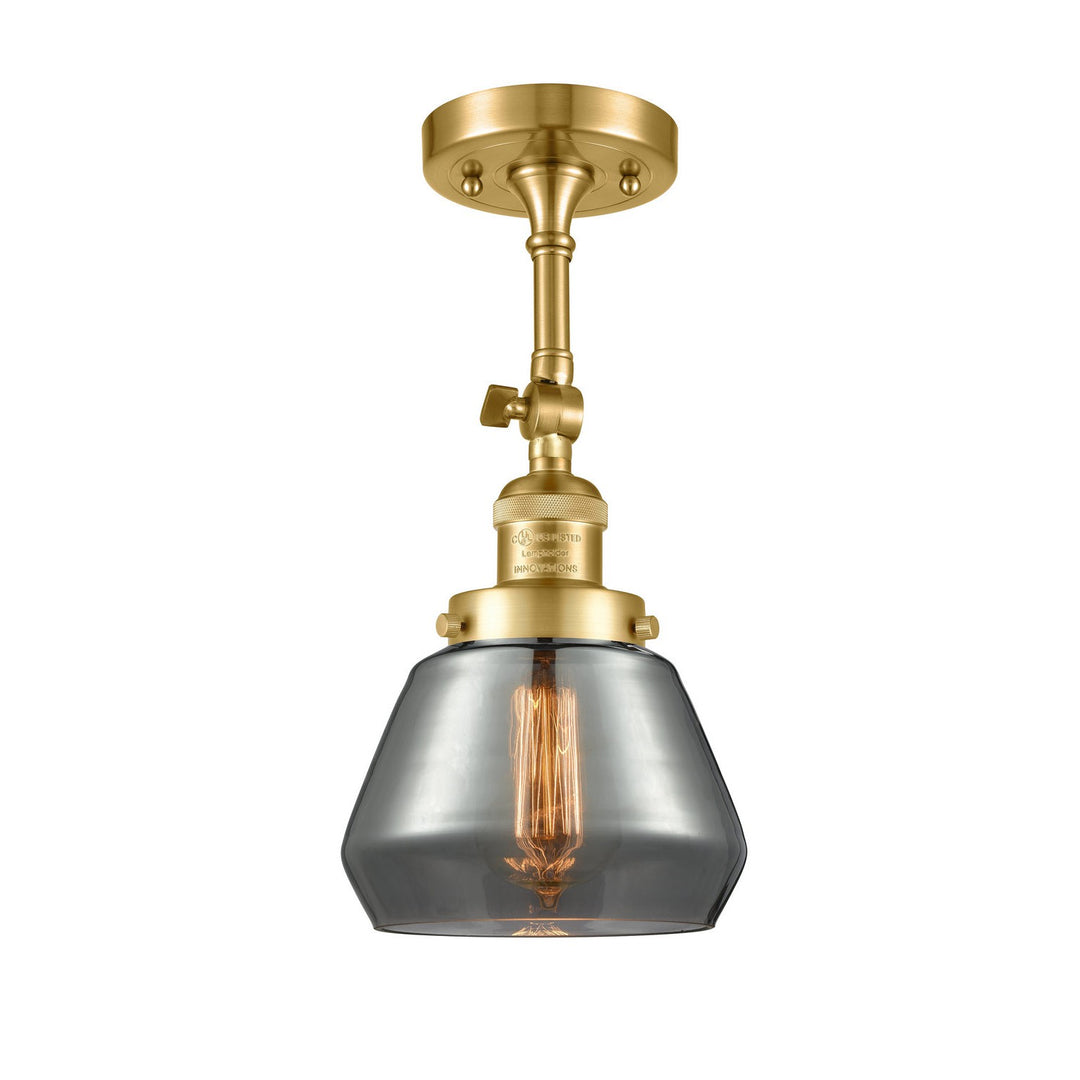 Innovations Franklin Restoration 201F-SG-G173-LED Ceiling Light - Satin Gold