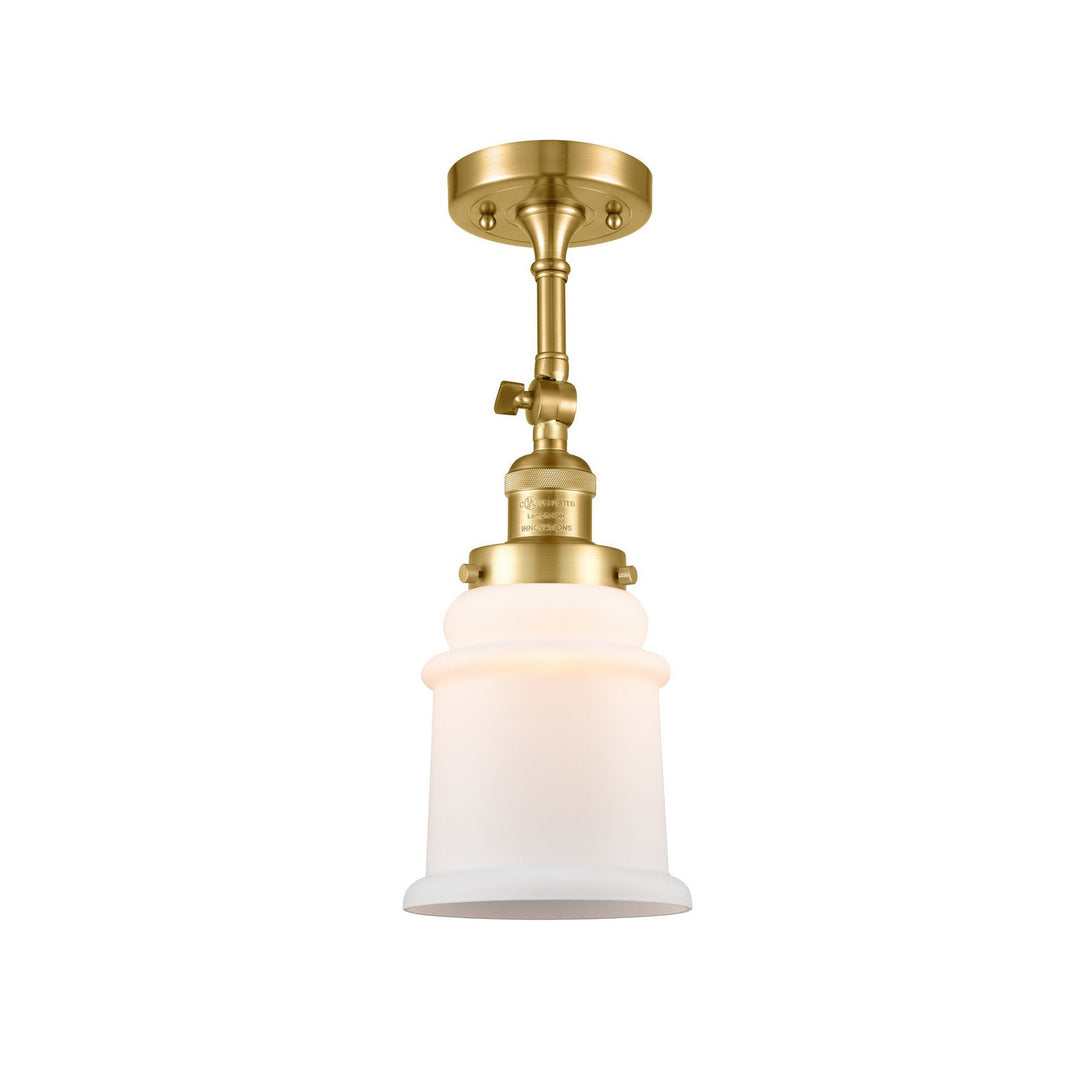 Innovations Franklin Restoration 201F-SG-G181-LED Ceiling Light - Satin Gold