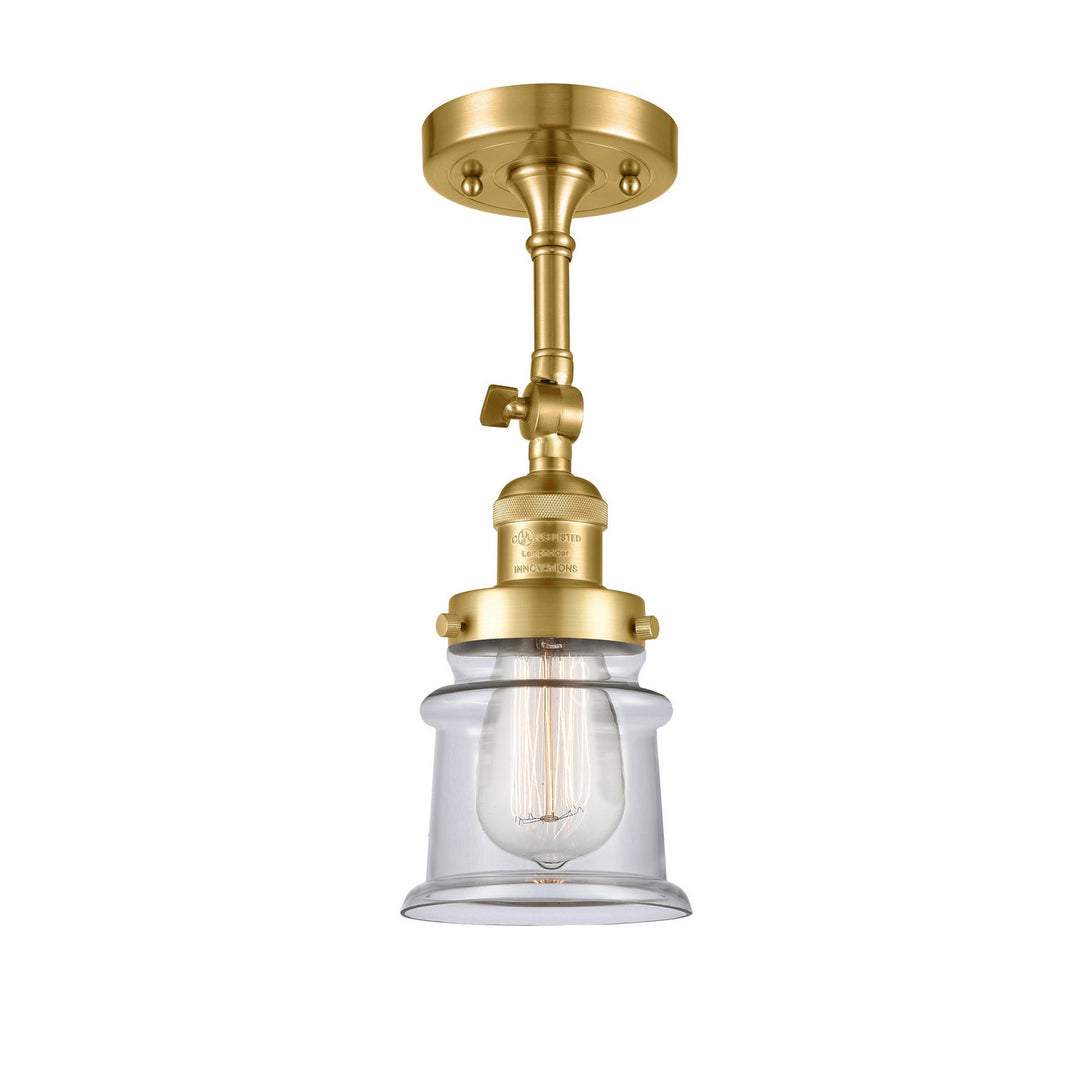 Innovations Franklin Restoration 201F-SG-G182S-LED Ceiling Light - Satin Gold