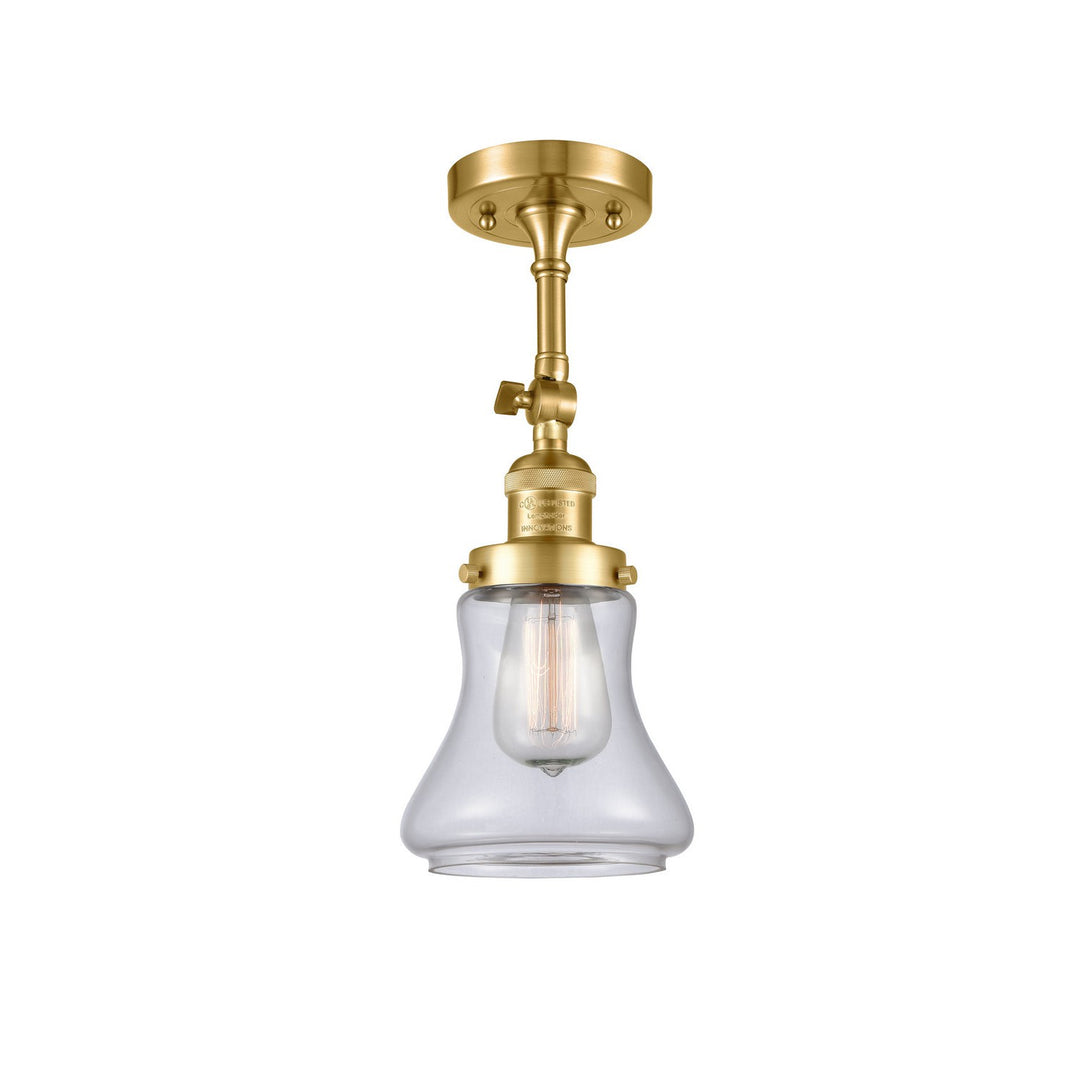 Innovations Franklin Restoration 201F-SG-G192-LED Ceiling Light - Satin Gold