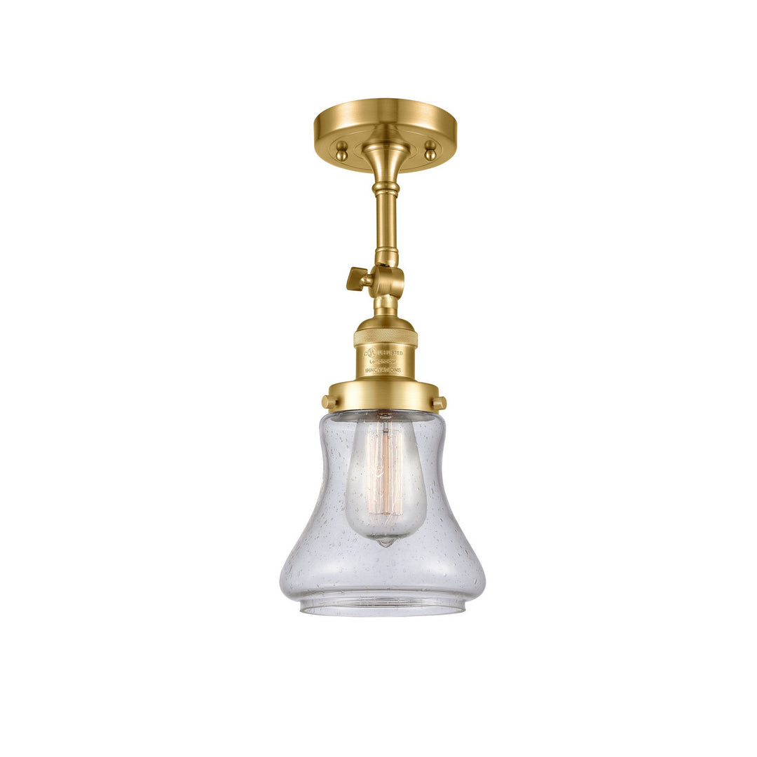 Innovations Franklin Restoration 201F-SG-G194 Ceiling Light - Satin Gold