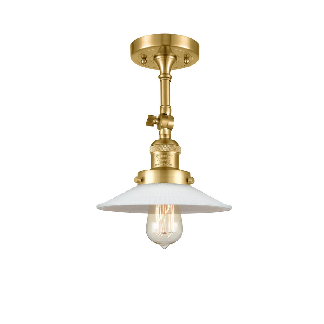 Innovations Franklin Restoration 201F-SG-G1-LED Ceiling Light - Satin Gold