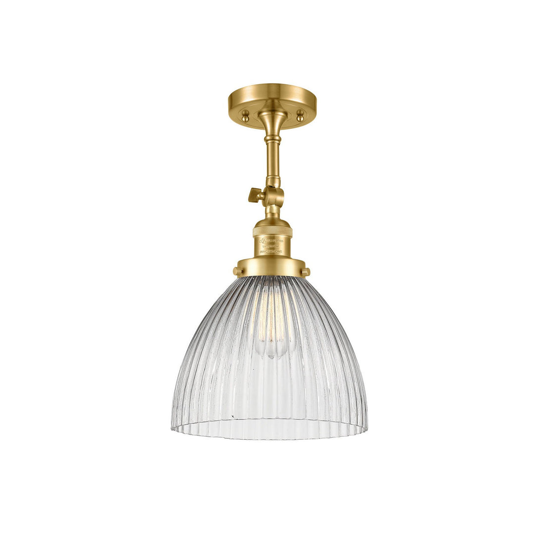 Innovations Franklin Restoration 201F-SG-G222 Ceiling Light - Satin Gold