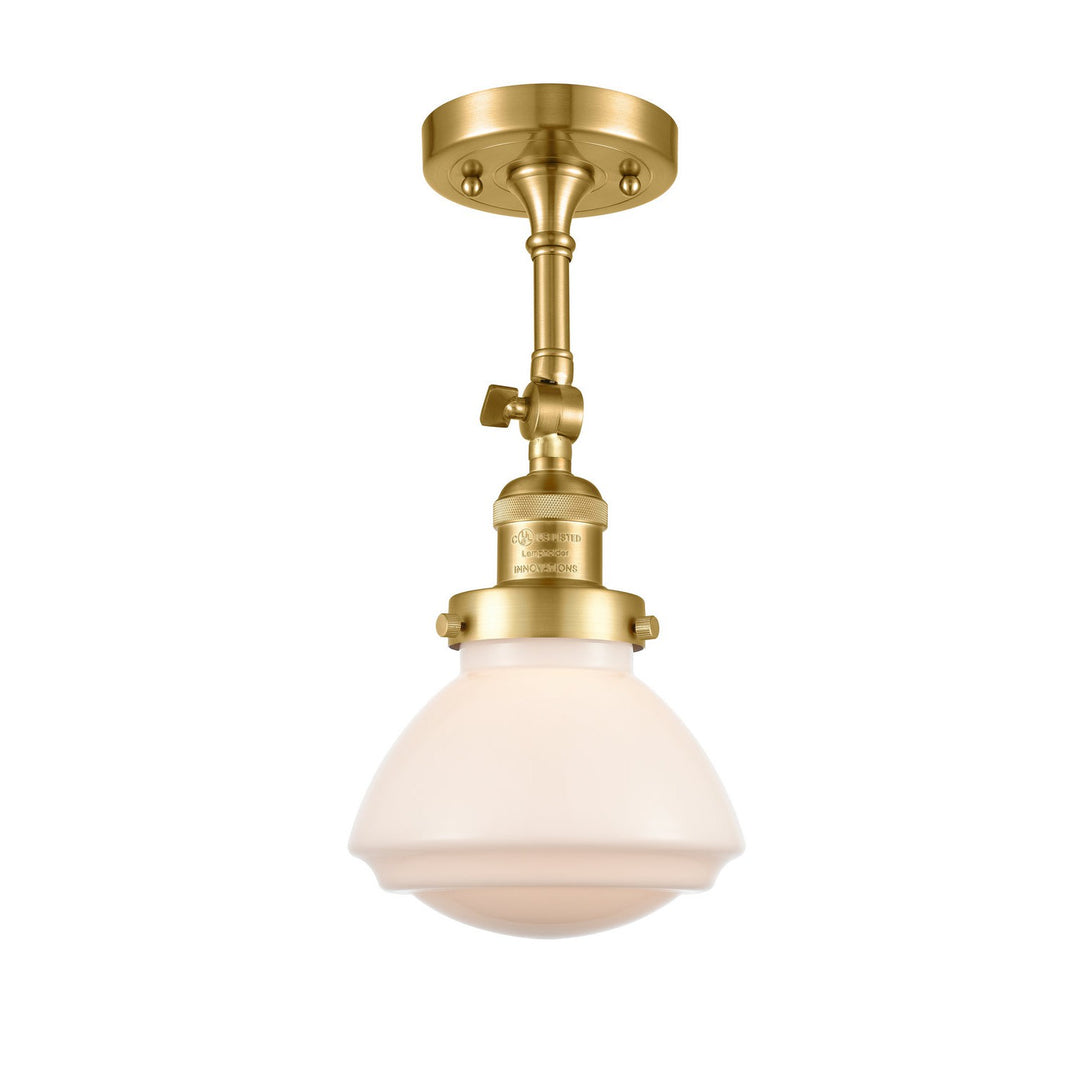 Innovations Franklin Restoration 201F-SG-G321-LED Ceiling Light - Satin Gold