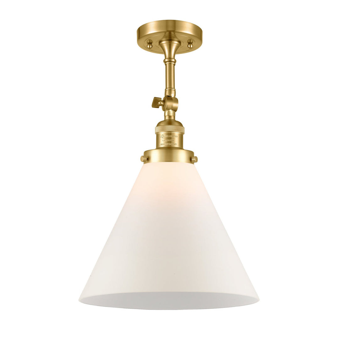 Innovations Franklin Restoration 201F-SG-G41-L-LED Ceiling Light - Satin Gold