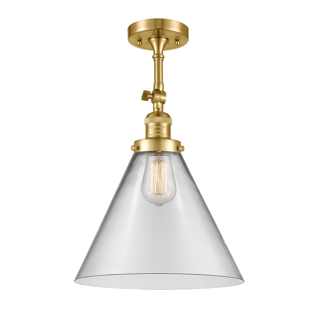 Innovations Franklin Restoration 201F-SG-G42-L Ceiling Light - Satin Gold