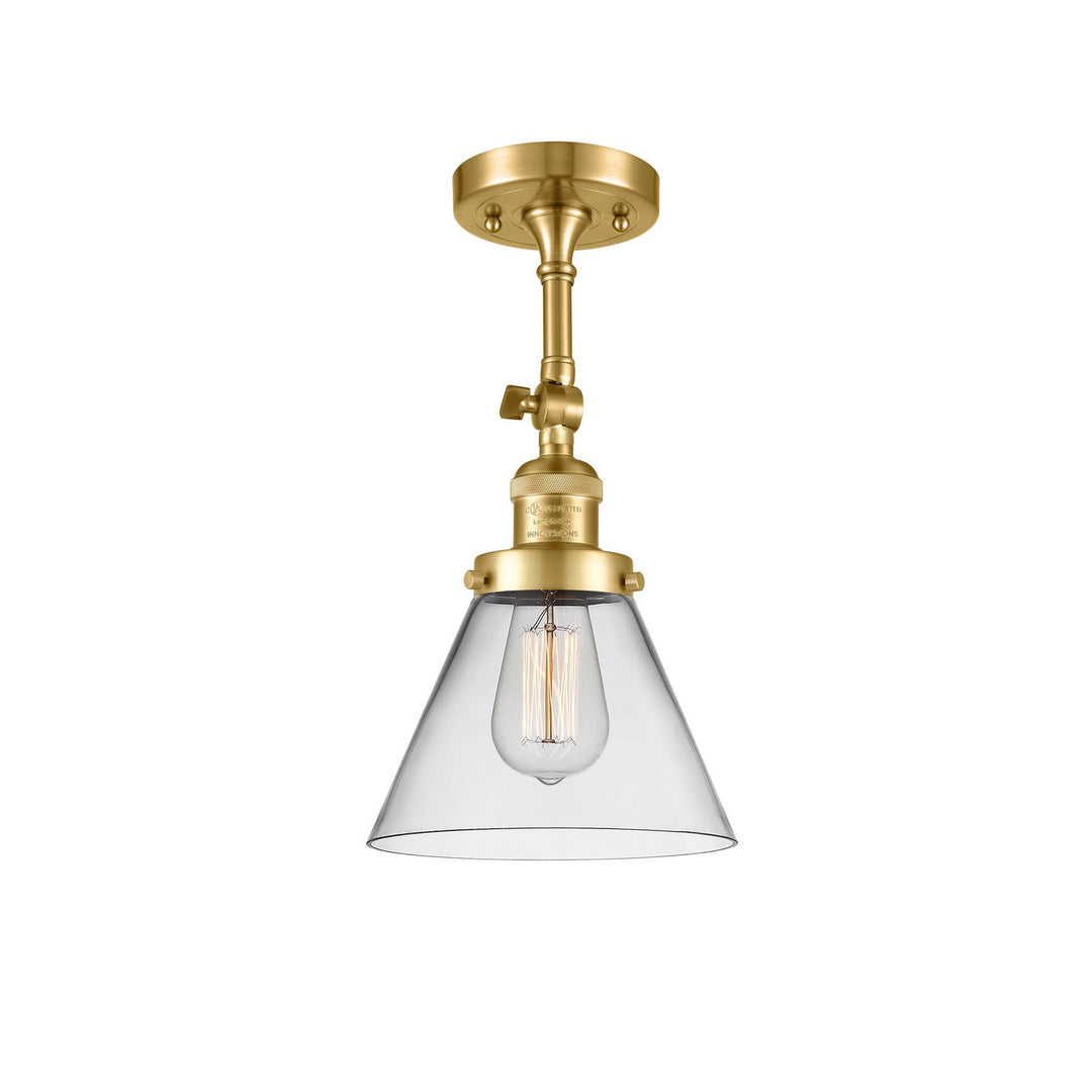 Innovations Franklin Restoration 201F-SG-G42-LED Ceiling Light - Satin Gold