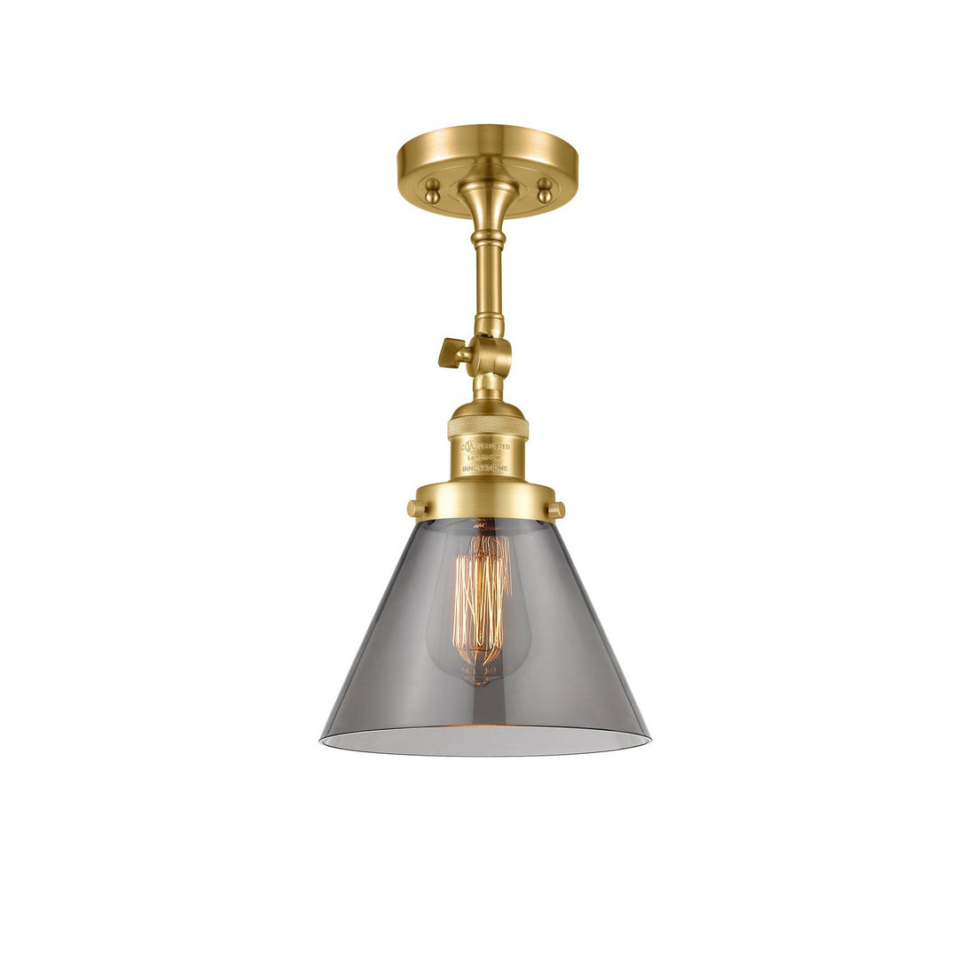 Innovations Franklin Restoration 201F-SG-G43 Ceiling Light - Satin Gold